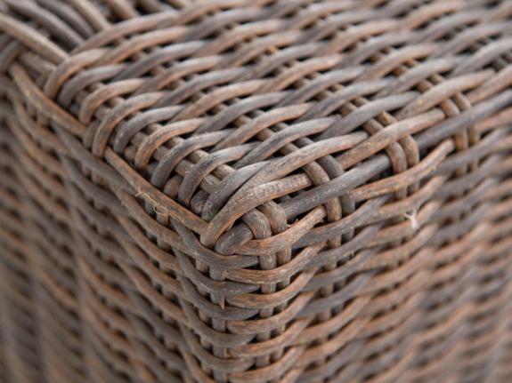 brązowa plecionka technorattanowa 