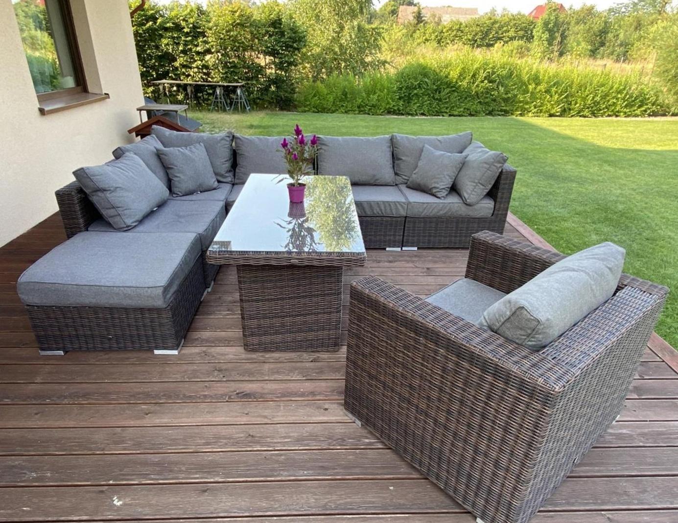 modulowe meble ogrodowe technorattan