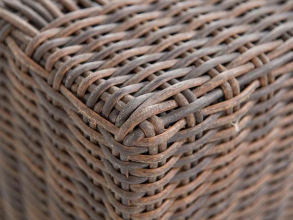 brązowa plecionka technorattanowa 