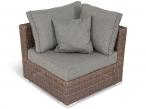 Nowoczesne meble z technorattanu LIGURITO X Plus Brown Elite & Grey