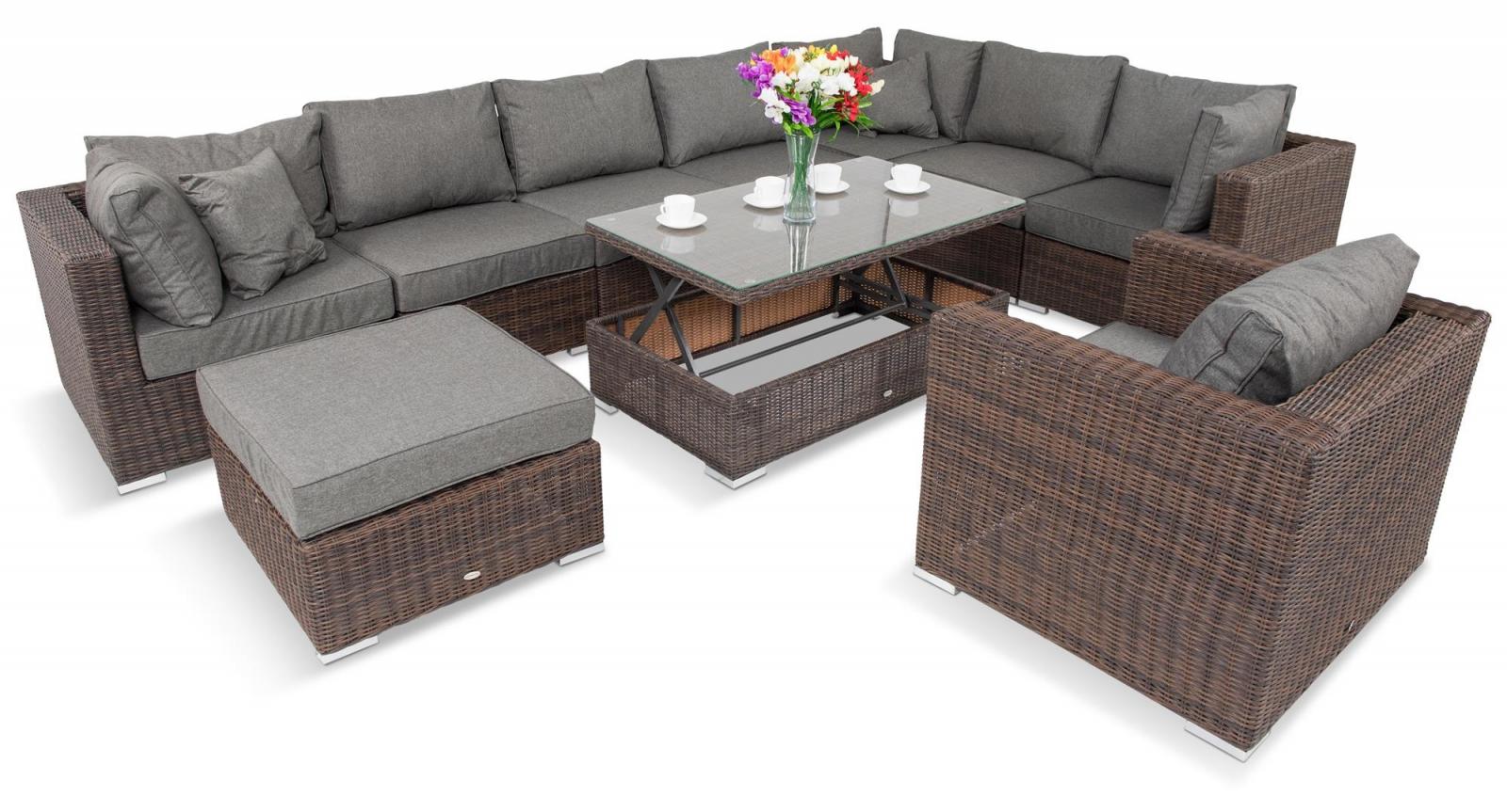 Zestaw mebli technorattan Gardinetta