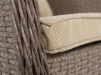 Fotel z technorattanu Altito Zebra & Beige plecionka