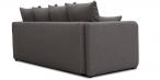 Szara rozkładana sofa do salonu Ivet tył