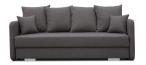 Szara rozkładana sofa do salonu Ivet front
