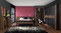 Zestaw do sypialni Bellevue w stylu industrialnym 4 elementy