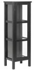Actona Eton czarna przeszklona witryna 46x137cm