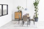 Niska komoda w stylu industrialnym 80x103cm Seaford Actona dziki dąb
