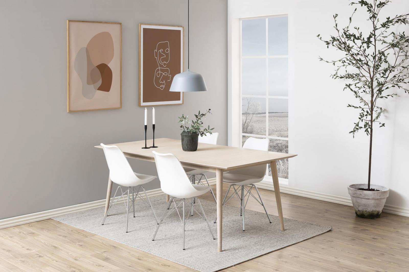 Actona Eris - białe krzesło z tworzywa