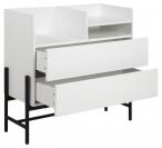 Actona Norse biała komoda do salonu 95 cm