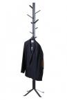 Actona Vinson minimalistyczny wieszak na ubrania czarny 180 cm