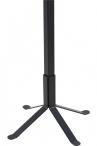Actona Vinson minimalistyczny wieszak na ubrania czarny 180 cm