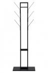 Actona Vinson wieszak na ubrania 56x165 cm czarny