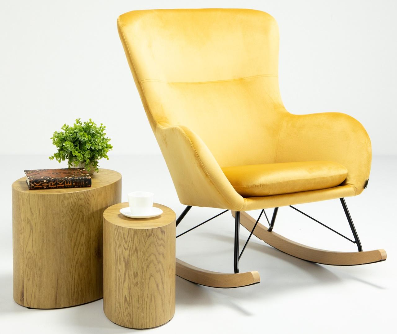 fotel bujany z kompletem stolików Mice