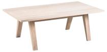 Stolik kawowy A-line z bielonego drewna dębowego 130x70