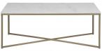 Acona Alisma 120x60cm stolik kawowy z marmurowym blatem