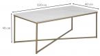 Acona Alisma 120x60cm stolik kawowy z marmurowym blatem