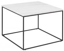 Actona Bolton kwadratowy stolik z marmurowym blatem 60cmx60cm