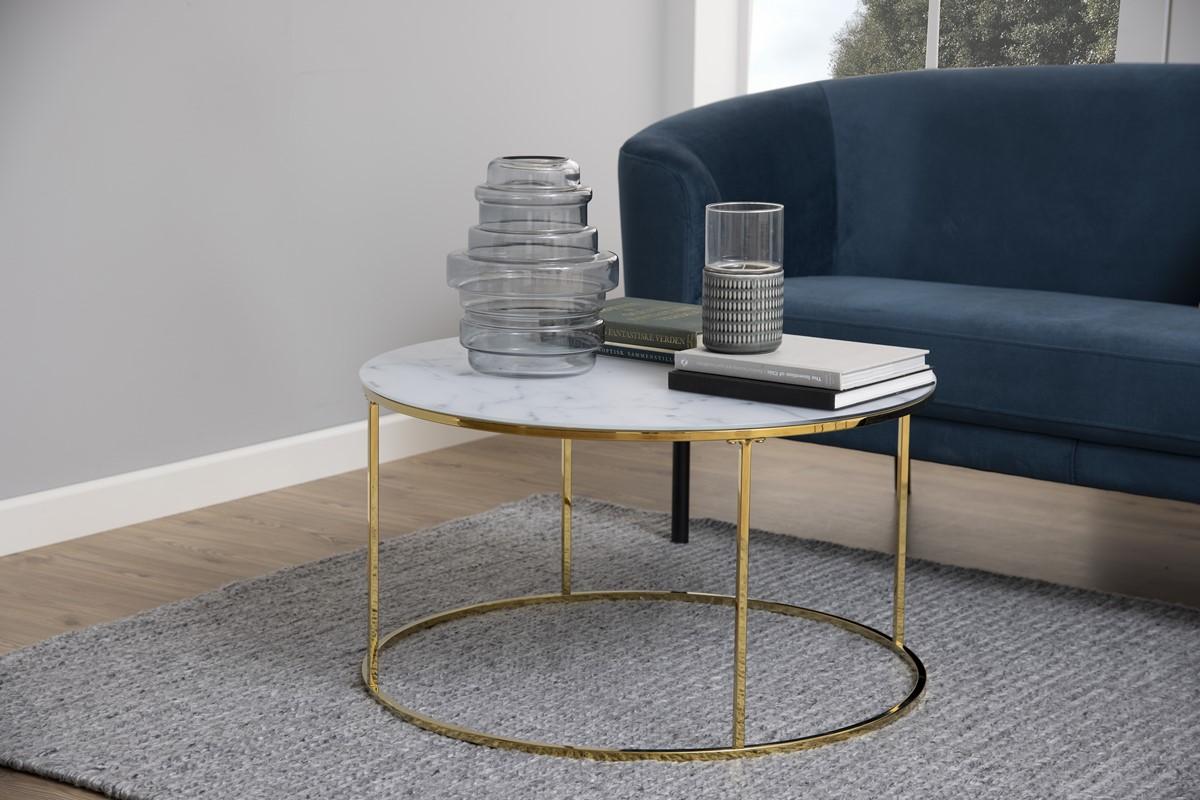 Stolik kawowy bolton w stylu glamour