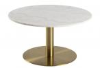 Actona Corby stolik z marmurowym blatem 80cm