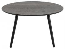 Actona Stafford okrągły stolik kawowy 80 cm Dąb szary