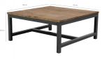 Actona Vintage Industrialny stolik kawowy drewniany blat