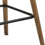 Actona Grace hoker design skandynawski jasnoszary 89cm