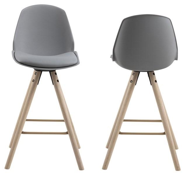 Actona Oslo hoker design skandynawski jasnoszary