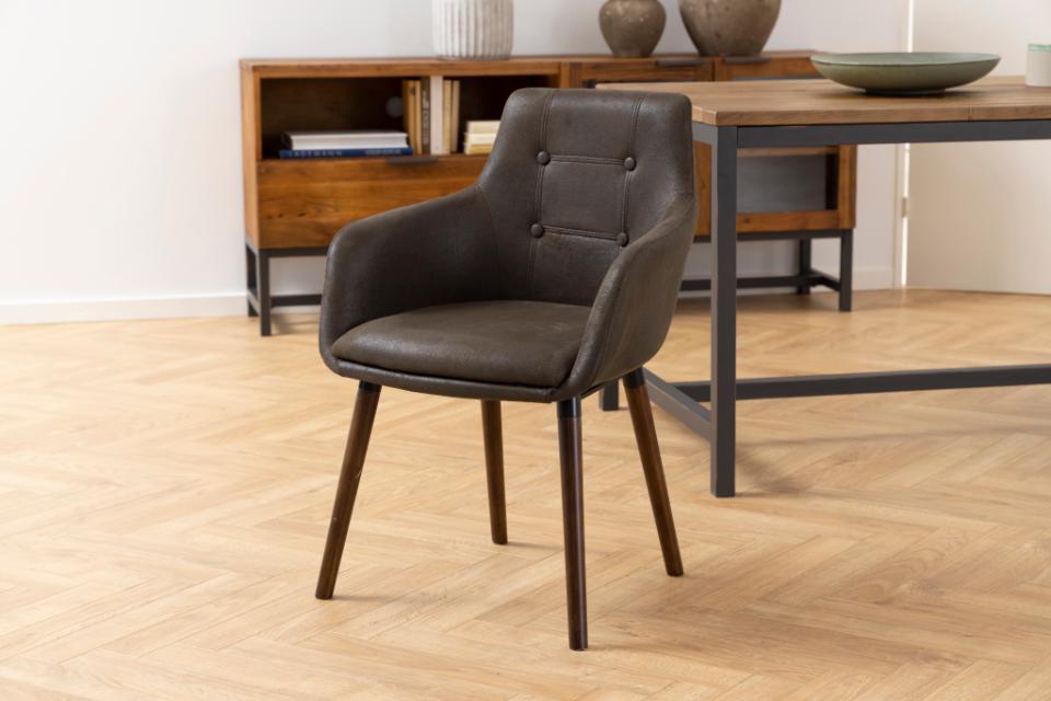 brązowe krzesło Johannesburg Actona