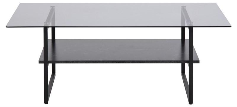 Stolik kawowy OKAYA Actona ze szklanym blatem
