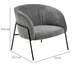 Actona Scandia Fotel w stylu skandynawskim