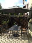 Parasol ogrodowy z łamanym kijem