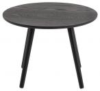 Actona Stafford nowoczesny stolik kawowy 50 cm czarny