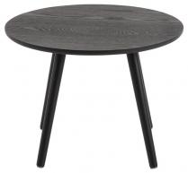 Actona Stafford nowoczesny stolik kawowy 50 cm czarny