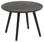 Actona Stafford nowoczesny stolik kawowy 50 cm czarny