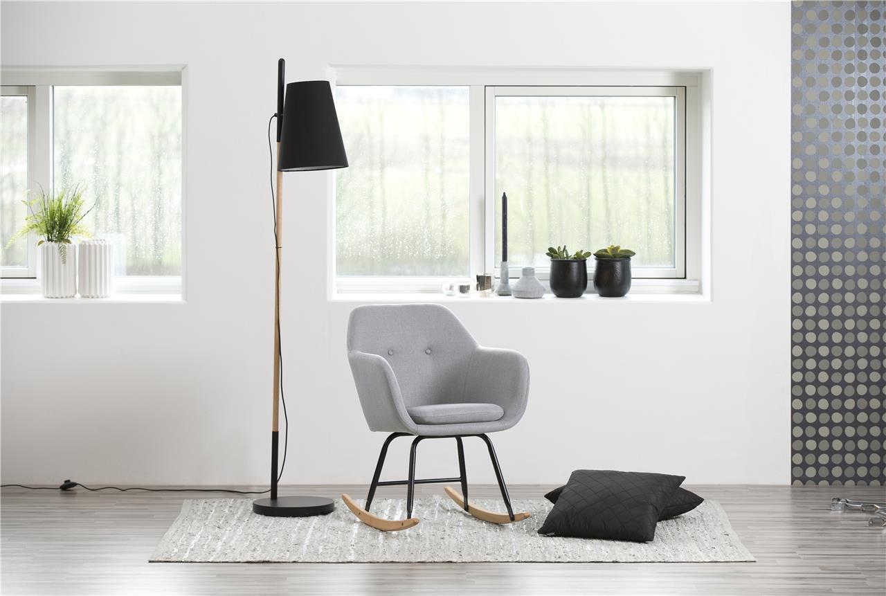 aranżacja z fotelem bujanym