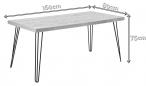 Actona Maidstone stół 160cm naturalny