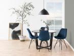 Stół Amble okrągły designerski stół "marmurowy" blat