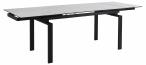 Actona Huddersfield stół rozkładany biało-czarny 160-240cm