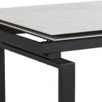 Actona Huddersfield stół rozkładany 120-200cm czarno-biały
