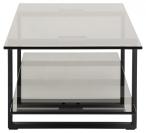 Actona Katrine Szklana szafka RTV czarny szkło dymione