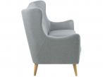 Actona Kamma sofa Retro Uszak jasnoszara trzyosobowa