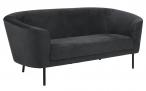 Actona BILOXI trzyosobowa sofa Glamour Ciemnoszara
