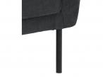 Actona BILOXI trzyosobowa sofa Glamour Ciemnoszara