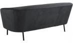 Actona BILOXI trzyosobowa sofa Glamour Ciemnoszara