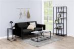 Actona Dagmar A2 ciemnobrązowa trzyosobowa sofa