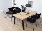 Actona Dagmar A2 ciemnobrązowa trzyosobowa sofa