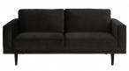 Actona Dagmar A2 ciemnobrązowa trzyosobowa sofa
