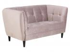 Aconta Jonna stylowa nowoczesna sofa Glamour 146 cm brudny róż