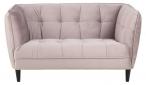 Aconta Jonna stylowa nowoczesna sofa Glamour brudny róż