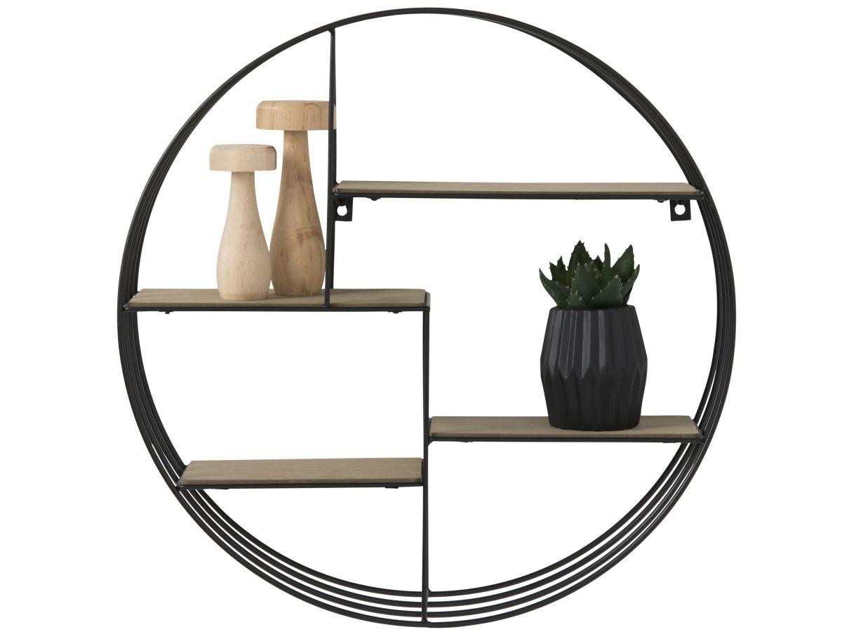 Okrągły regał ścienny